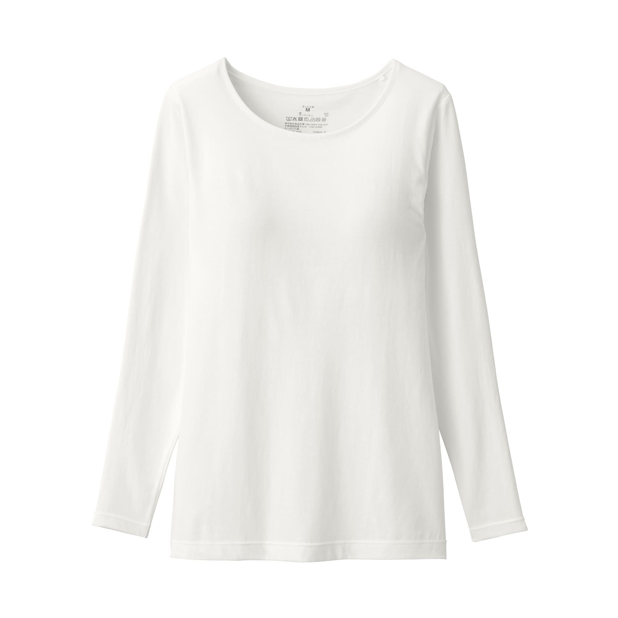 婦人　あったか綿ブラ長袖Ｔシャツ