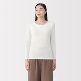 婦人　あったか綿ブラ長袖Ｔシャツ