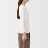 婦人　あったか綿ブラ長袖Ｔシャツ