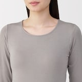 婦人　あったか綿ブラ長袖Ｔシャツ