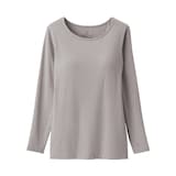 婦人　あったか綿ブラ長袖Ｔシャツ