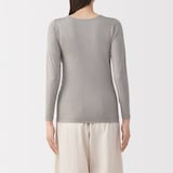 婦人　あったか綿ブラ長袖Ｔシャツ