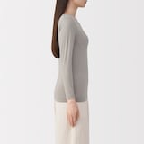 婦人　あったか綿ブラ長袖Ｔシャツ