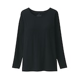 婦人　あったか綿ブラ長袖Ｔシャツ