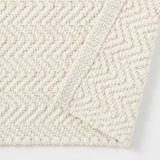 綿　手織りラグ　１４０×１９５ｃｍ