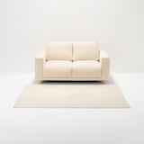 綿　手織りラグ　１４０×１９５ｃｍ