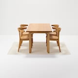 綿　手織りラグ　１４０×１９５ｃｍ