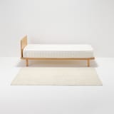 綿　手織りラグ　１４０×１９５ｃｍ