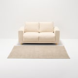 綿　手織りラグ　１４０×１９５ｃｍ