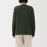 婦人　引き揃え天竺編みクルーネック長袖Ｔシャツ