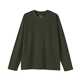 婦人　引き揃え天竺編みクルーネック長袖Ｔシャツ