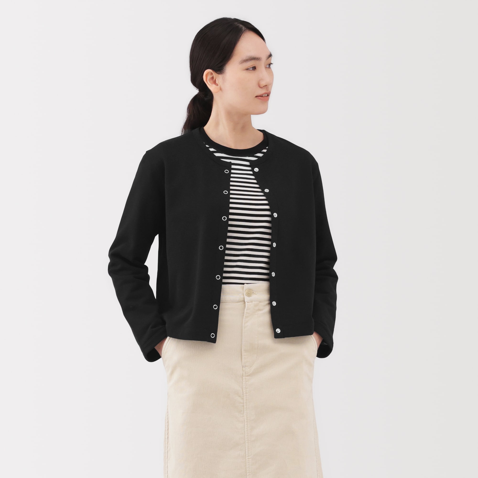 婦人 裏毛スウェットカーディガン | 無印良品
