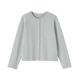 婦人　裏毛スウェットカーディガン