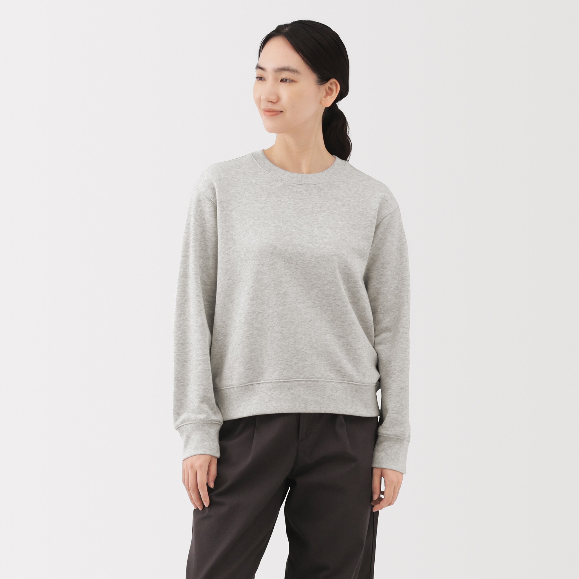 婦人　裏毛スウェットシャツ