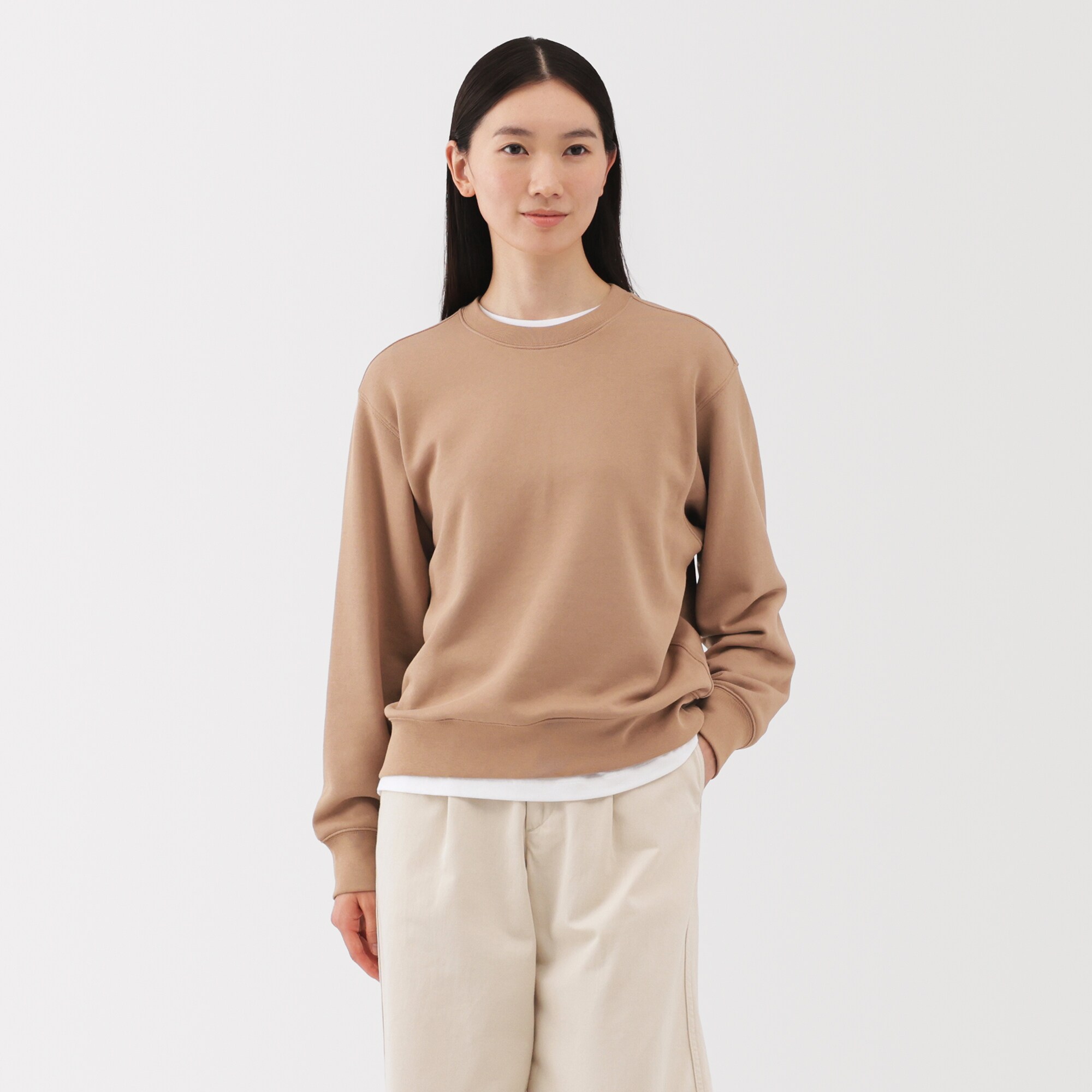 婦人　裏毛スウェットシャツ