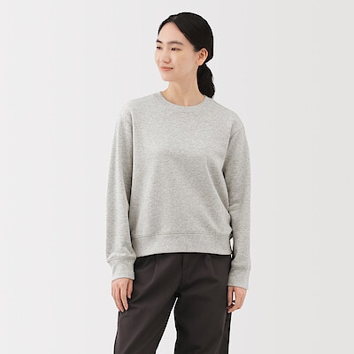 婦人　裏毛スウェットシャツ