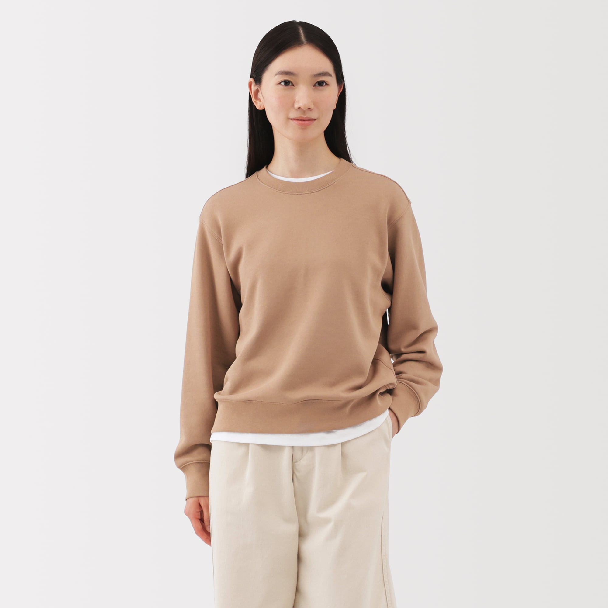 婦人　裏毛スウェットシャツ