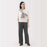 婦人　ワッフル編みパンツ