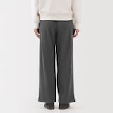 婦人　ワッフル編みパンツ