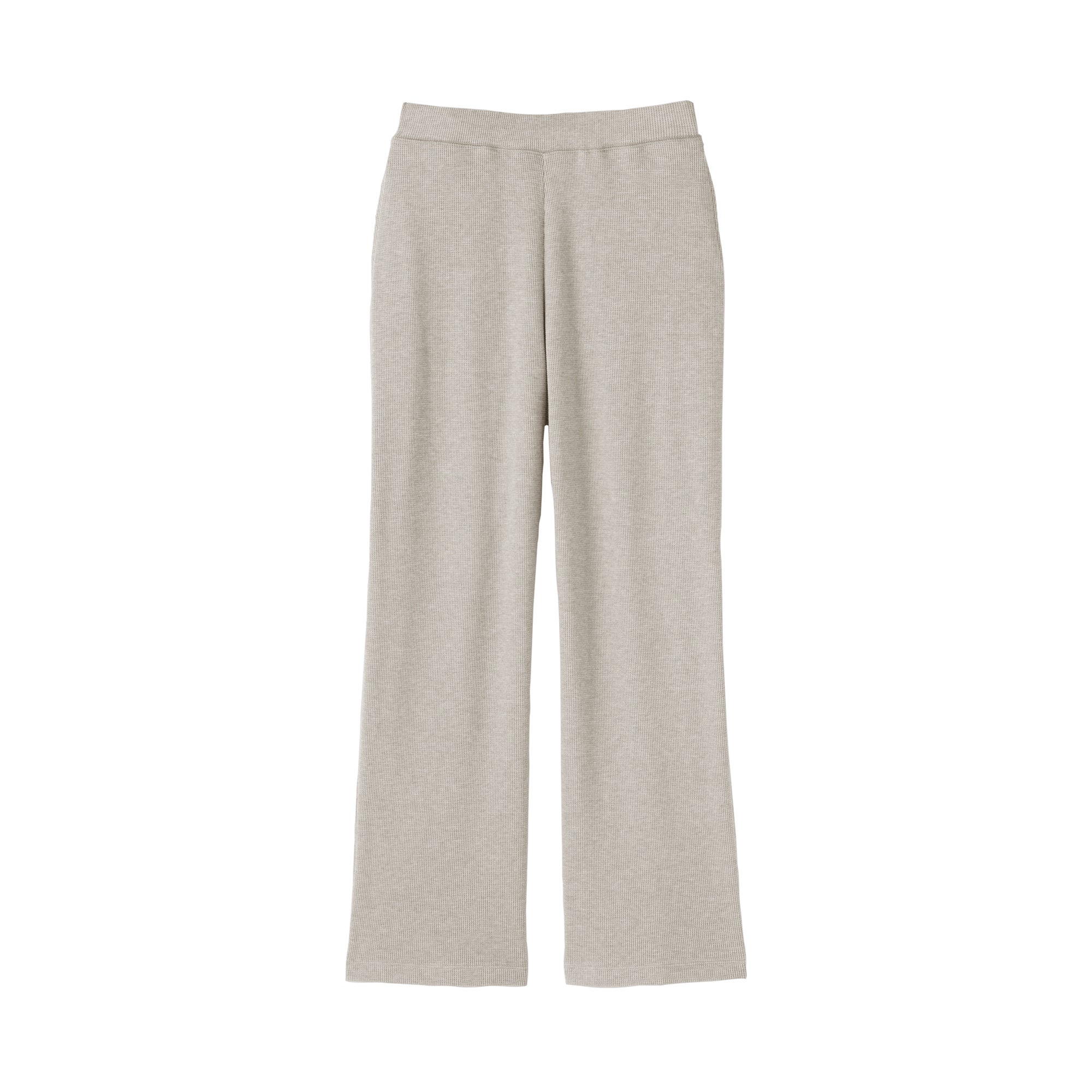 婦人　ワッフル編みパンツ