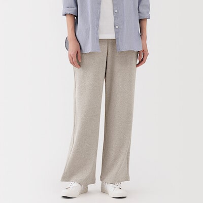 婦人　ワッフル編みパンツ