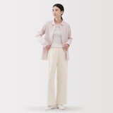 婦人　裏毛スウェットワイドパンツ