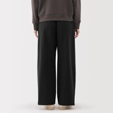 婦人　裏毛スウェットワイドパンツ