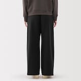 婦人　裏毛スウェットワイドパンツ