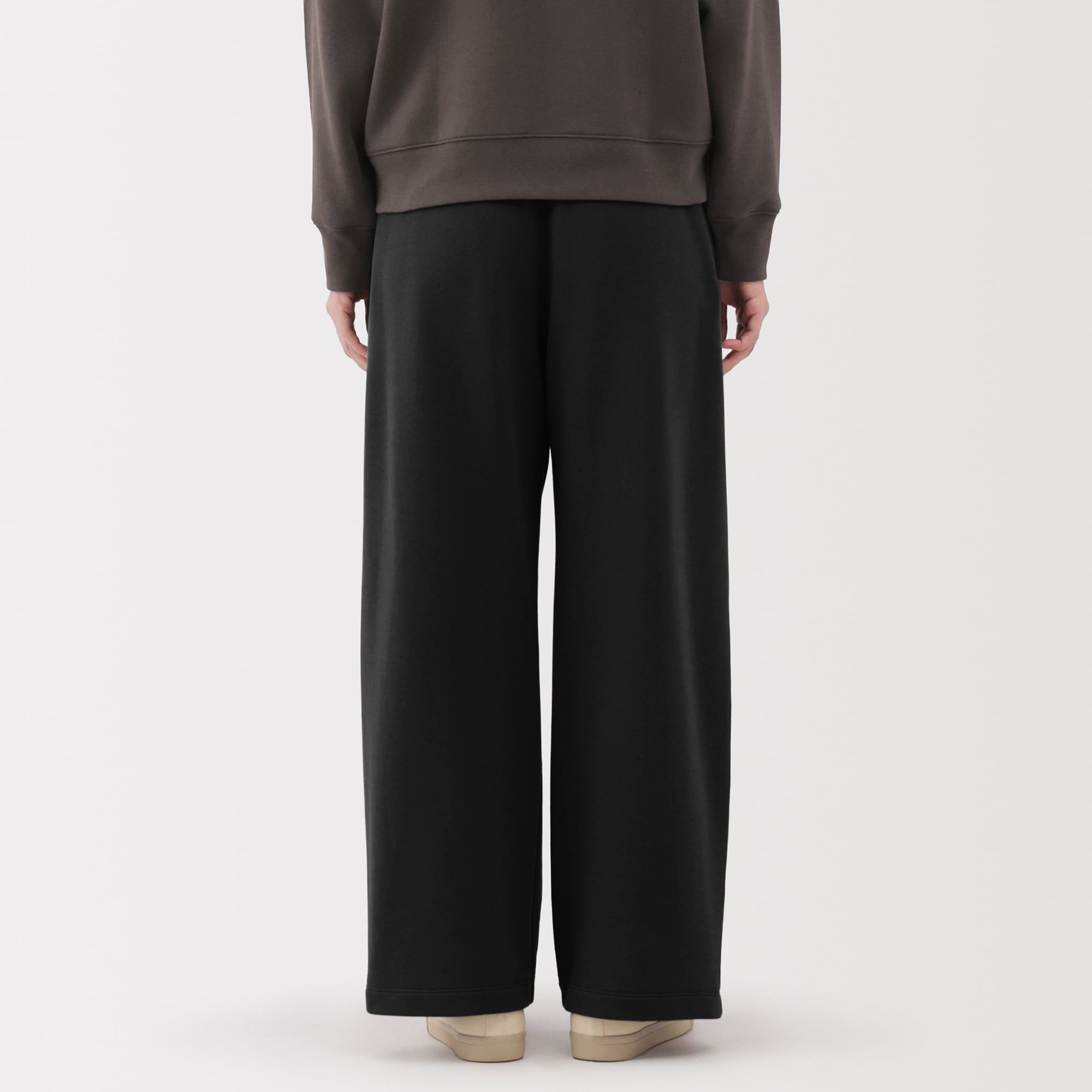 婦人　裏毛スウェットワイドパンツ