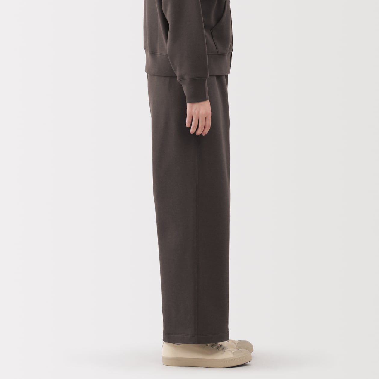 婦人　裏毛スウェットワイドパンツ