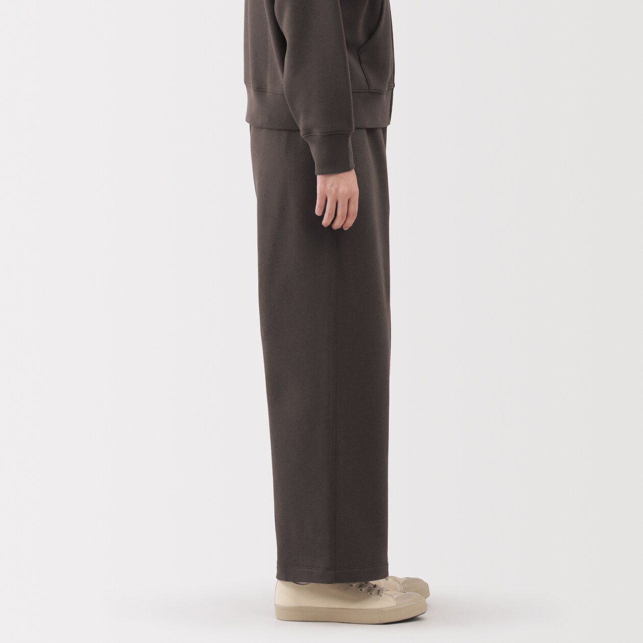 婦人　裏毛スウェットワイドパンツ