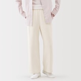 婦人　裏毛スウェットワイドパンツ