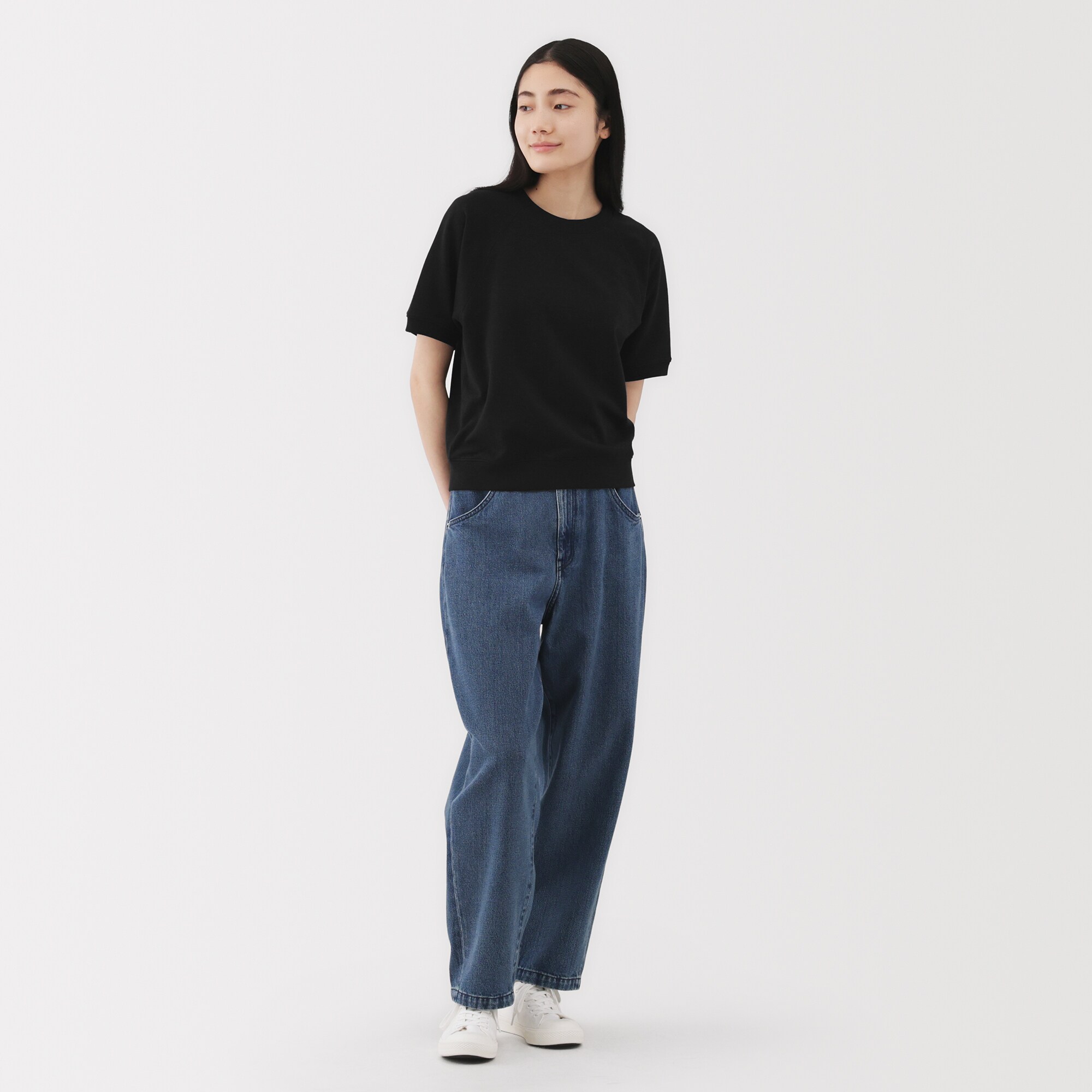 婦人　ライトスウェットクルーネック半袖Ｔシャツ