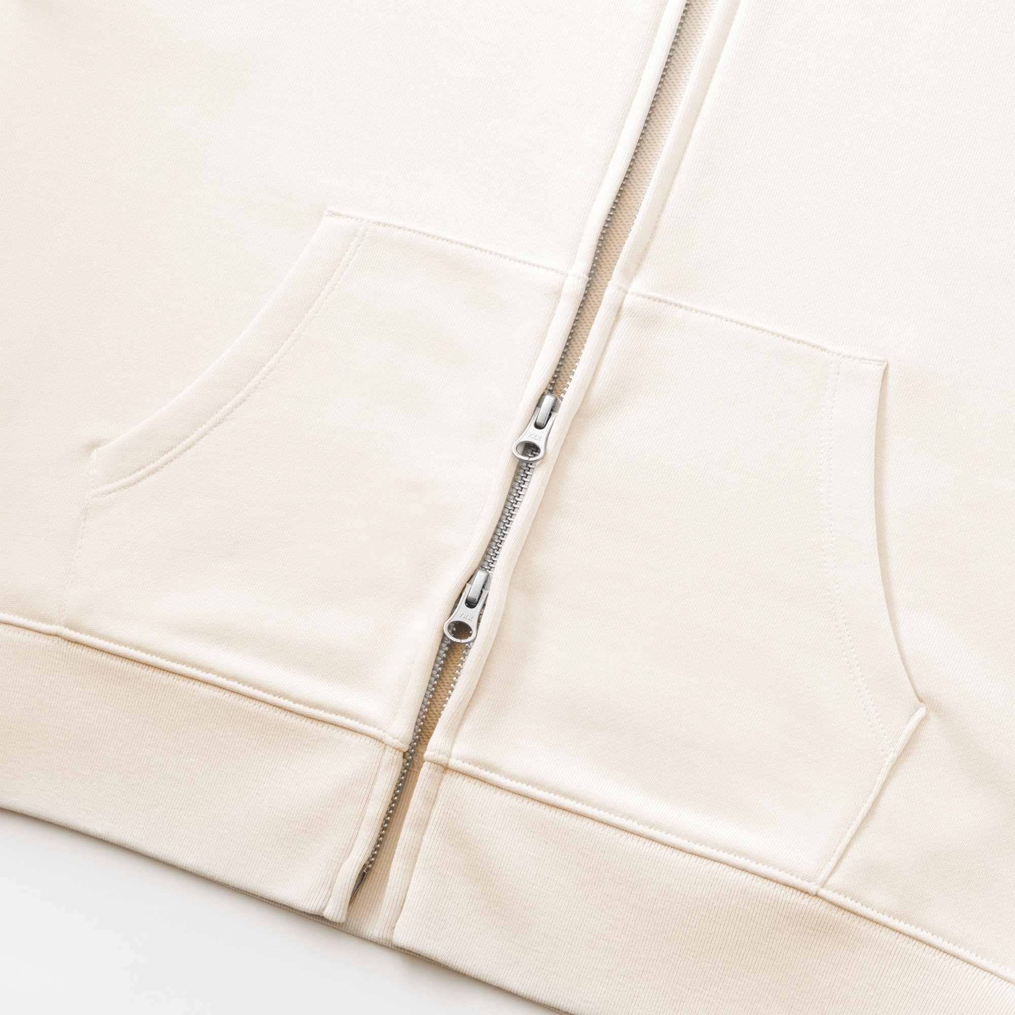 婦人　裏毛スウェットフルジップパーカ