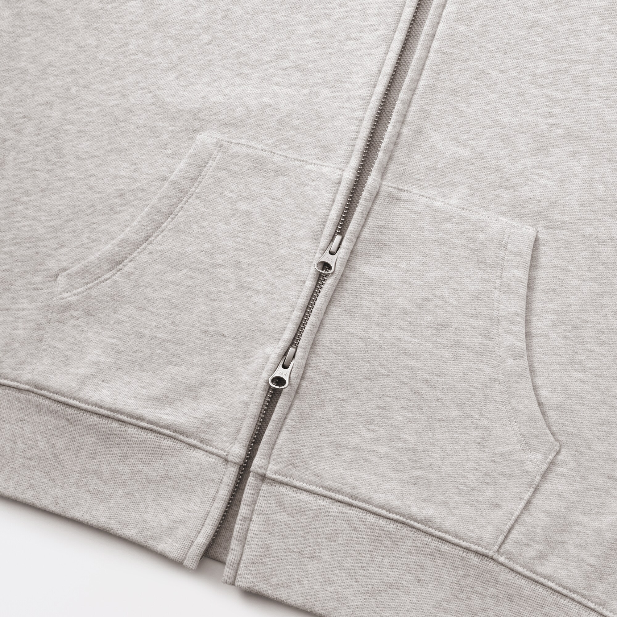 婦人　裏毛スウェットフルジップパーカ