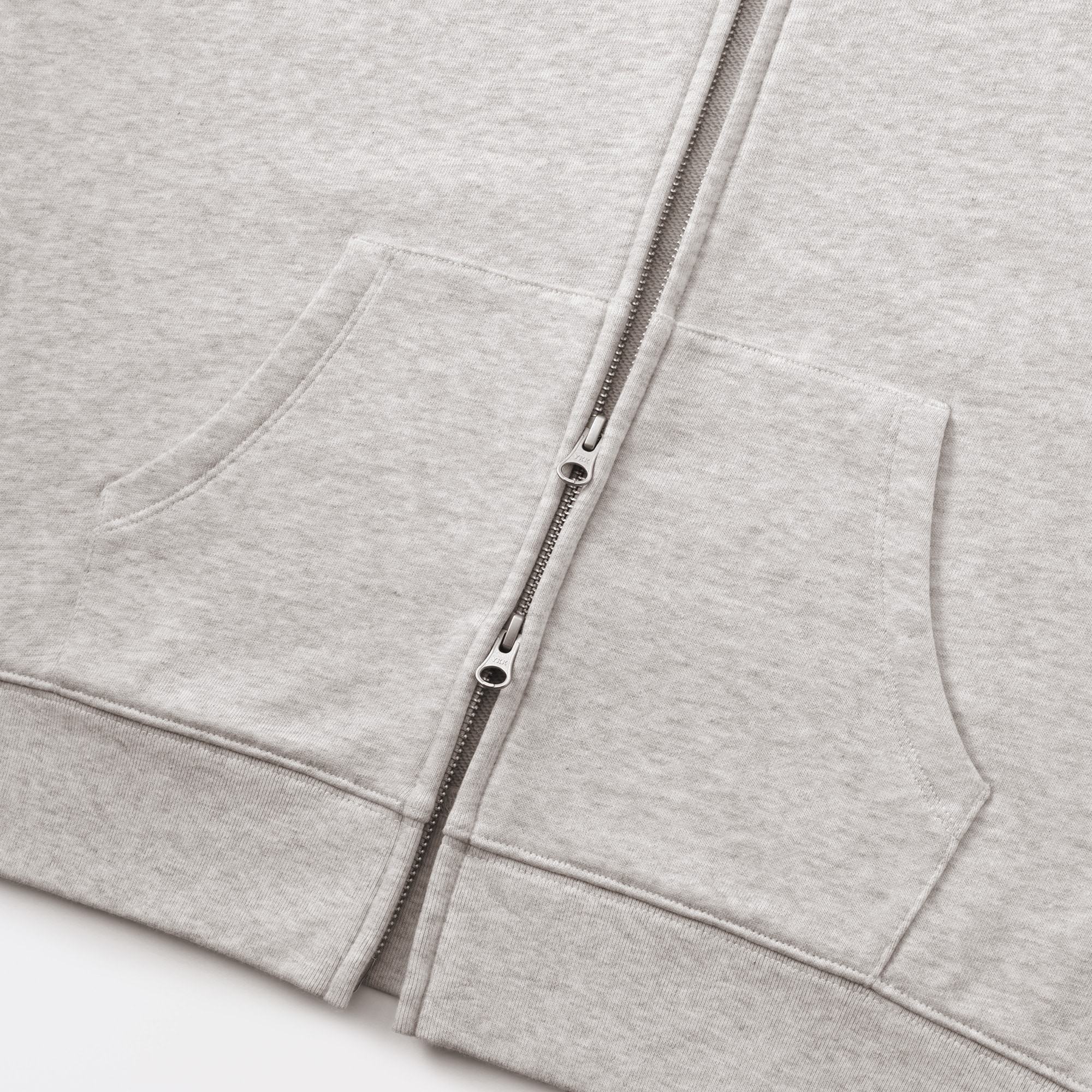 婦人　裏毛スウェットフルジップパーカ