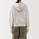 婦人　裏毛スウェットフルジップパーカ