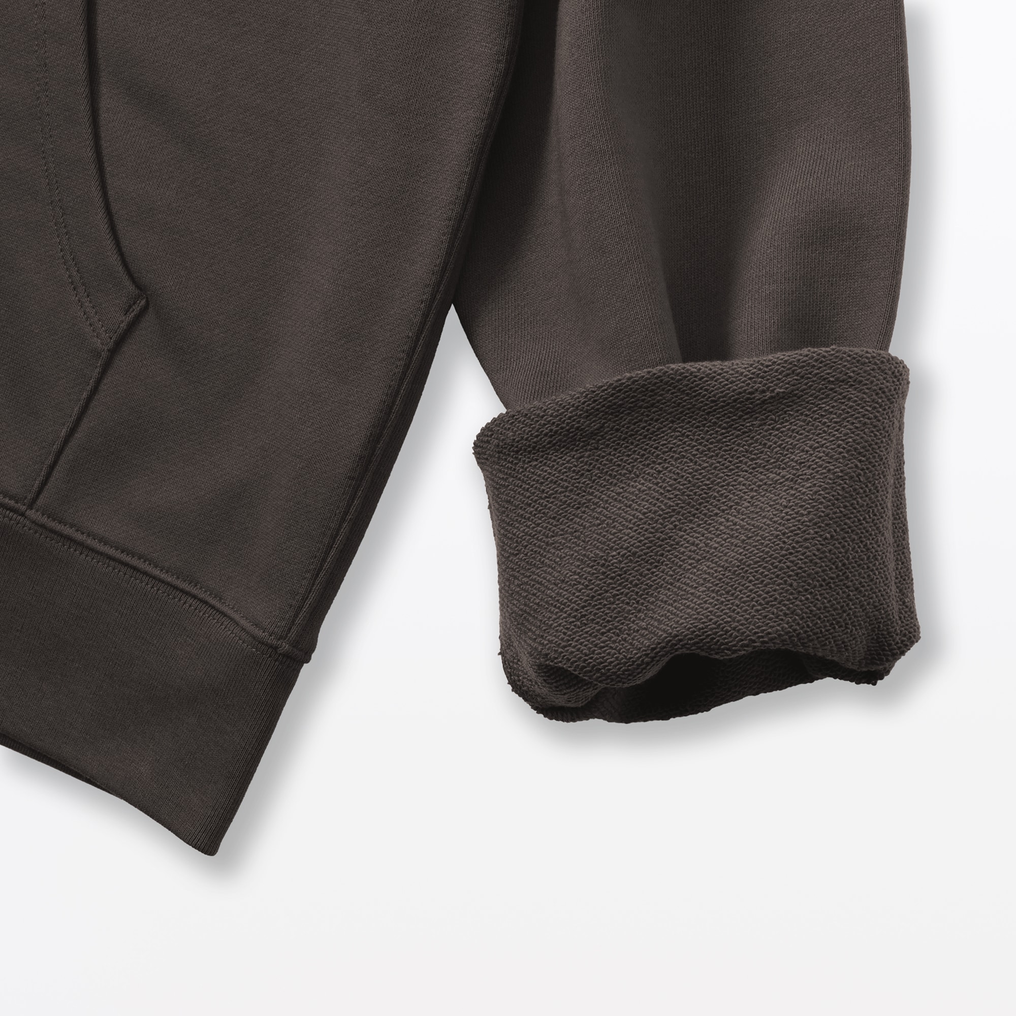 婦人　裏毛スウェットフルジップパーカ