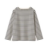 婦人　太番手ボートネック長袖Ｔシャツ