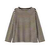 婦人　太番手ボートネック長袖Ｔシャツ