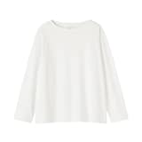 婦人　太番手ボートネック長袖Ｔシャツ