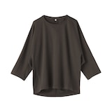 婦人　ライトスウェット七分袖プルオーバー