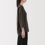 婦人　ライトスウェット七分袖プルオーバー