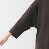 婦人　ライトスウェット七分袖プルオーバー