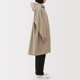 婦人　撥水ＵＶカットフードロングコート