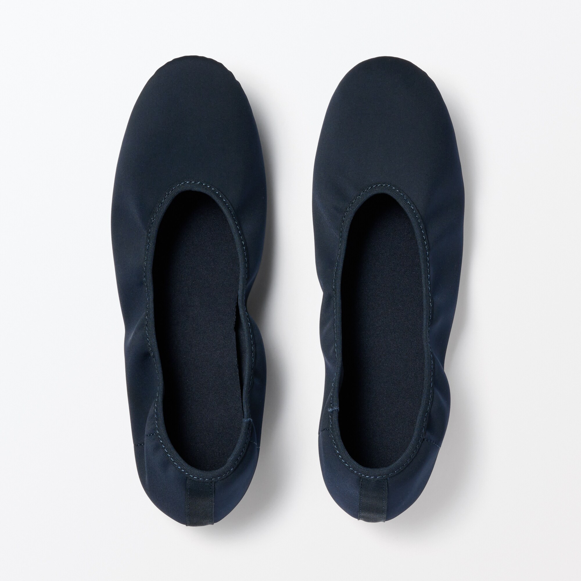 婦人　撥水フラットバレエシューズ