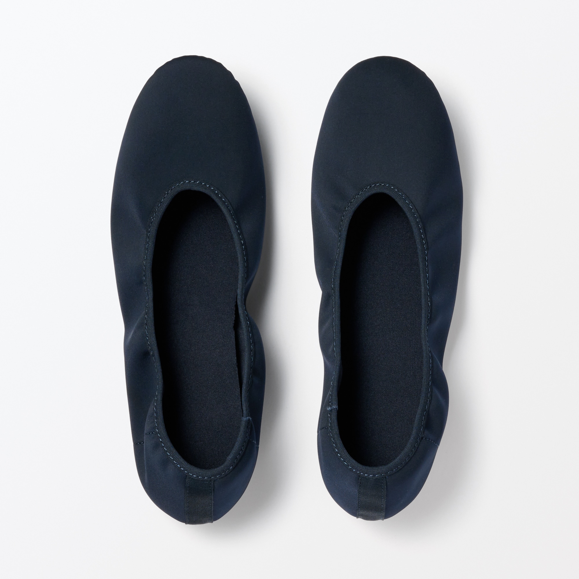 婦人　撥水フラットバレエシューズ