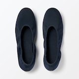 婦人　撥水フラットバレエシューズ