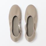 婦人　撥水フラットバレエシューズ