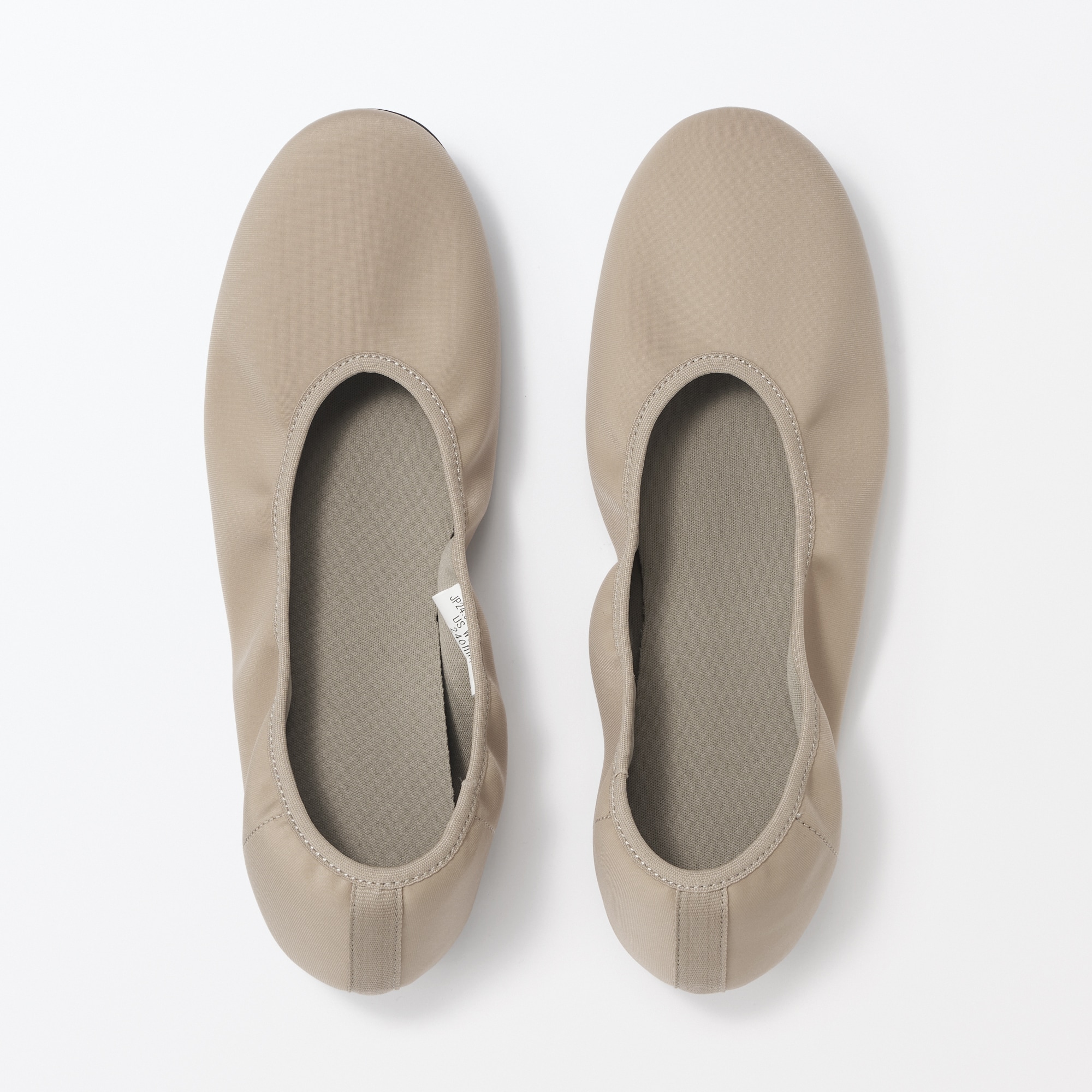 婦人　撥水フラットバレエシューズ